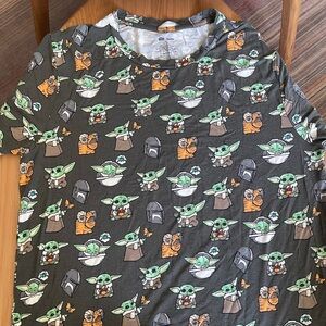 MeUndies Modal Crew T size xl Grogu Mandalorian